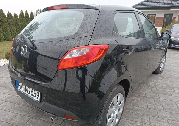 Mazda 2 cena 23900 przebieg: 134000, rok produkcji 2013 z Białobrzegi małe 254